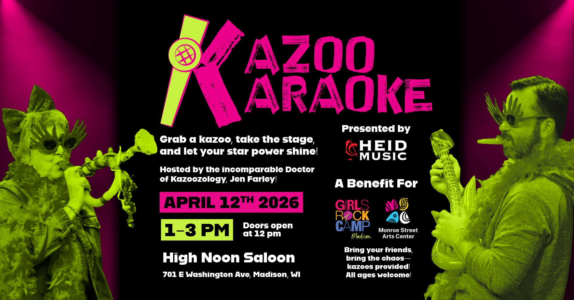 Kazoo Karaoke at  on April 12, 2026