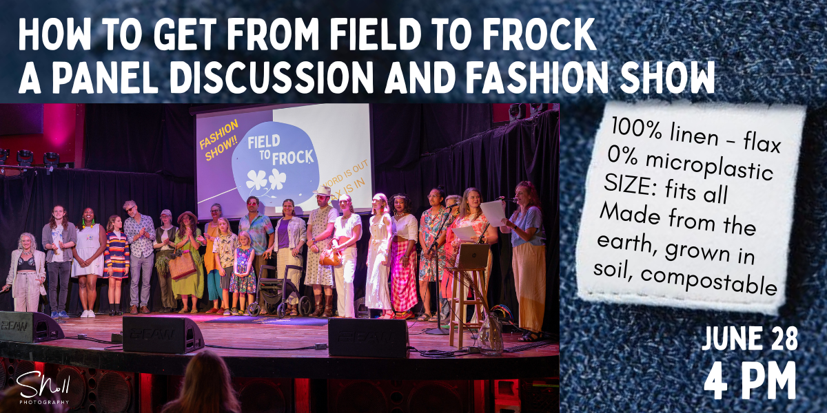 Fashion Show and Field to Frock Panel at  on June 28, 2026