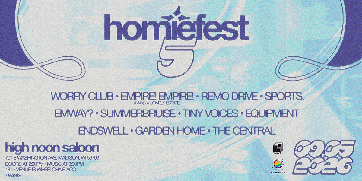 Homiefest at High Noon Saloon on September 5, 2026